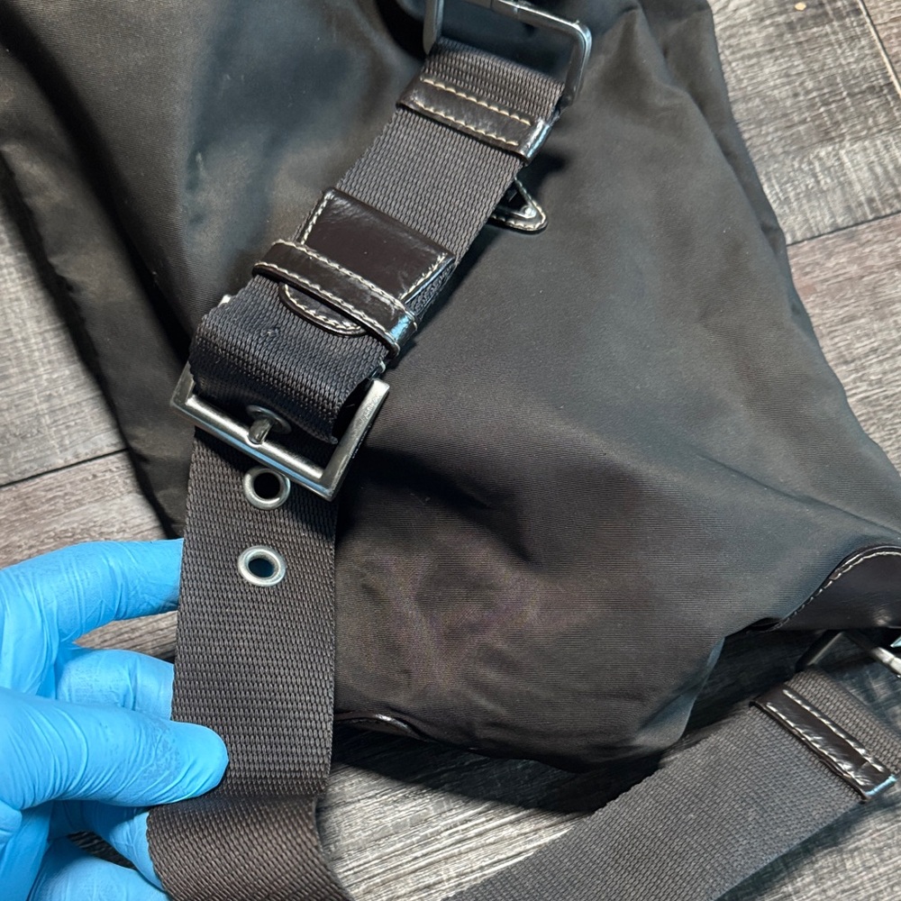 Prada Black Nylon Shoulder Bag - Picture 10 of 16